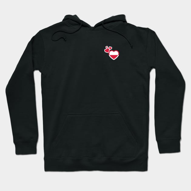 I Love Poland! Hoodie by ShirtAtlas